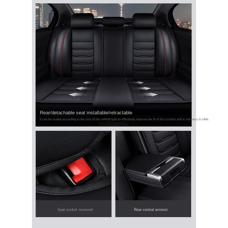 Universal Car Seat Cover for VW All Models Polo Golf Passat CC Touran Tiguan Toureg Touareg Phaeton T-ROC Accessories Interior