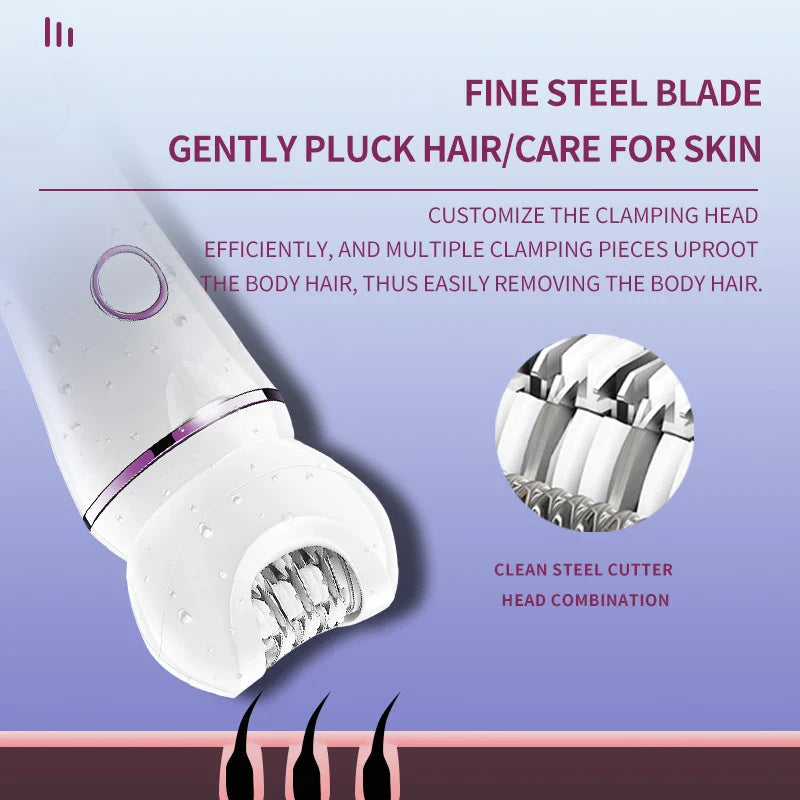 Épilateur Premium 5 en 1 - Il épile, rase, exfolie, taille et adoucit la peau