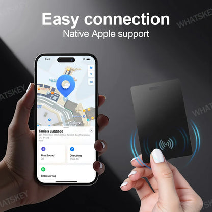 Carte Traceur GPS pour Portefeuille - Iphone et Android