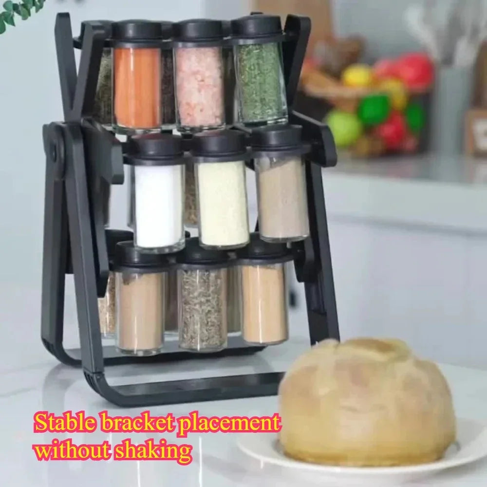 Support de rangement Rotatif à Épices rotatif 360 – Rangez, Tournez, Cuisinez