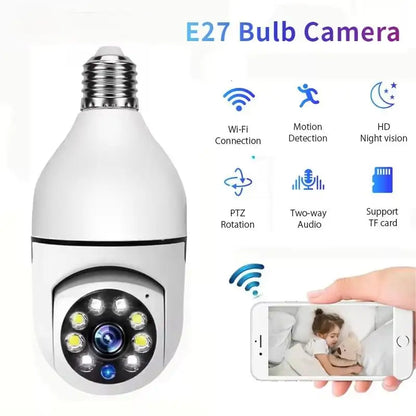 Ampoule Caméra WiFi 360°