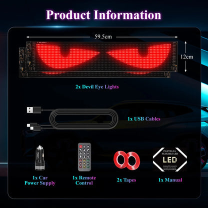 Écran LED Programmable pour Voiture
