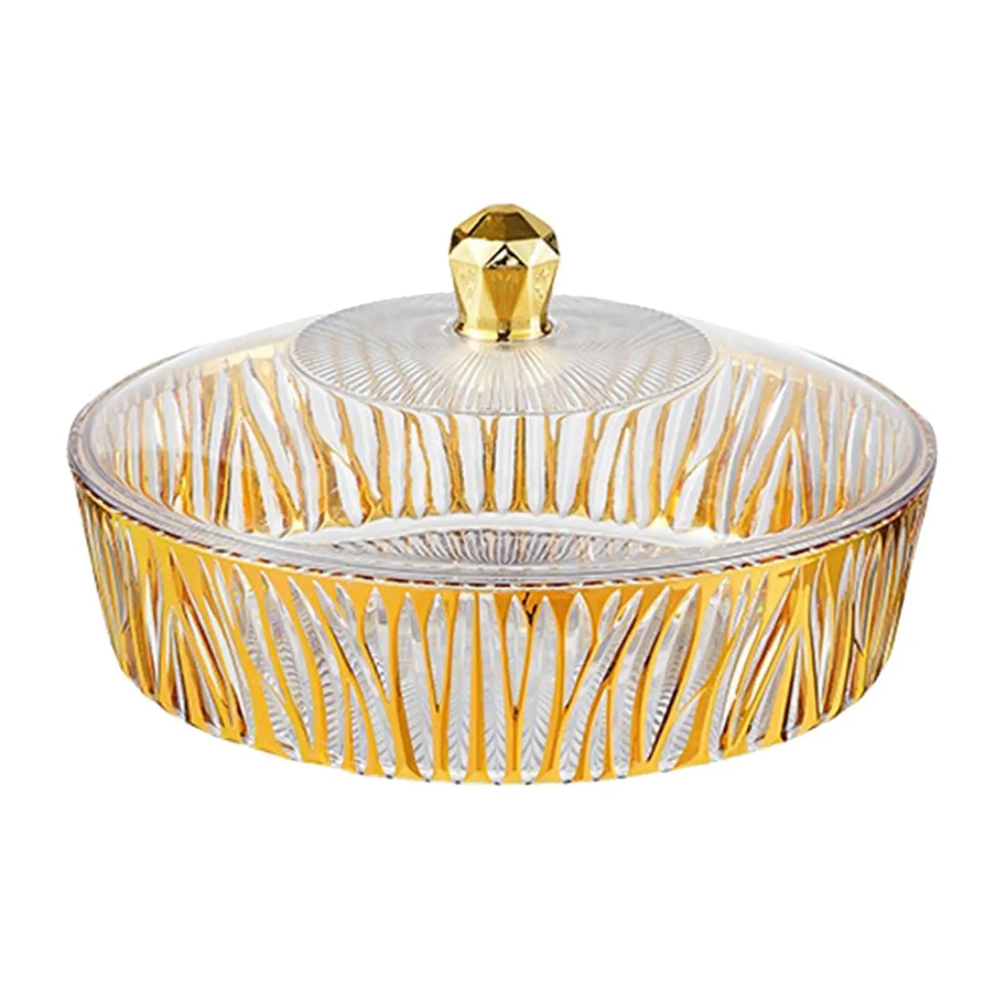 Cake Plate Dessert Table Display with Cover Transparent Portable Decoration Fruit Bowl Serving Cookie Platter for Party