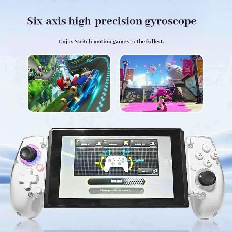 Manette Bluetooth Extensible – Compatible avec Android, iPhone, iPad, PC, Nintendo Switch, Playstation