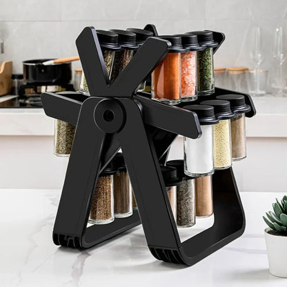 Support de rangement Rotatif à Épices rotatif 360 – Rangez, Tournez, Cuisinez