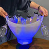 7L Luminous Ingot Bluetooth Ice Bucket Subwoofer Wine Barrel with Handles Speaker LED Light Small Speaker Camping