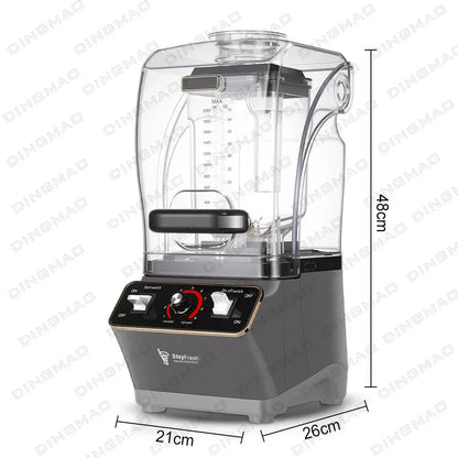Giga Mixeur Sliencieux Haute Vitesse 2L  avec capot insonorisé